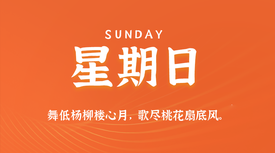 04日13日，星期日，在这里每天60秒读懂世界！